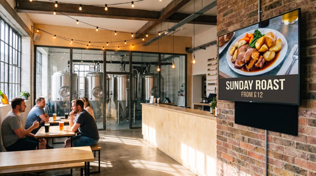 circul8tion taproom sunday roast screen fixed